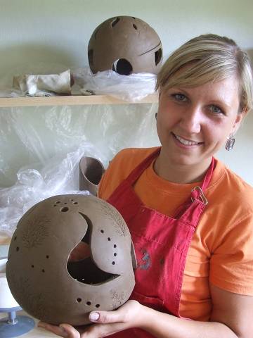 Agnieszka Sznurkowska prezentuje swoje prace