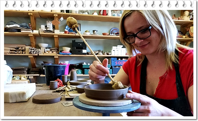 Monika Kajko przy pracy